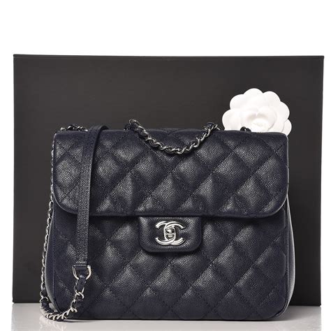 CHANEL Caviar Quilted Medium Urban Companion Flap Navy 